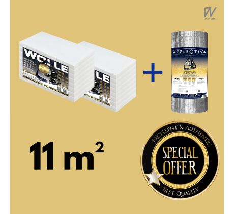 DUO Protect R-5 (Wolle P1500 + Isoflect Gold) 11m2